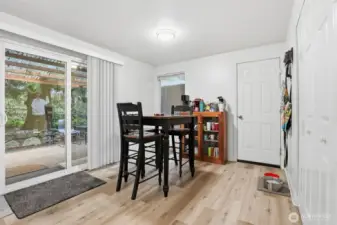 306 Dining Room with view of Covered Back Patio