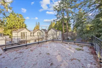 One of two outdoor areas in the home.