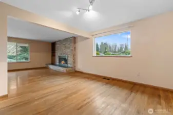 From dining room looking into living room.