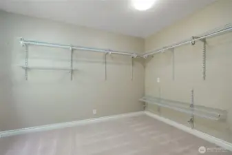 Primary closet