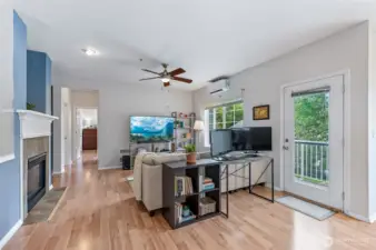 The generous layout is complemented by designer selected color tones, adding a touch of sophistication and style to every room. Doorway leads to private patio - perfect for BBQ's!