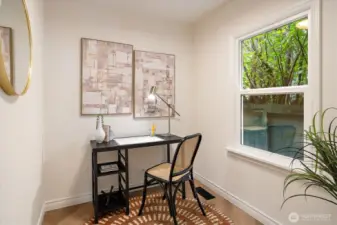 Picture of the Den- use as a work from home space or a library!