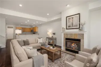 Relax next to your cozy fireplace in the evenings!