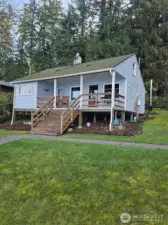 Renovated Cabin on .8 acre of Hood Canal frontage.