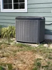 Heat Pump will keep you warm in winter and cool in the summer!