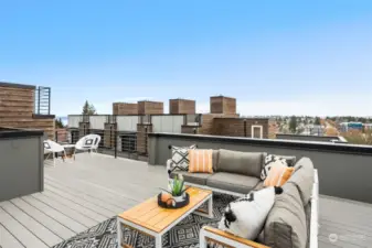 Get ready to enjoy Seattle summers like never before atop your sprawling roofdeck with view of the Sound and downtown skyline