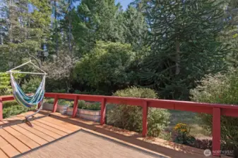 Expansive open deck area, you can hear the ocean!