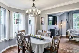 Formal dining back to formal living area