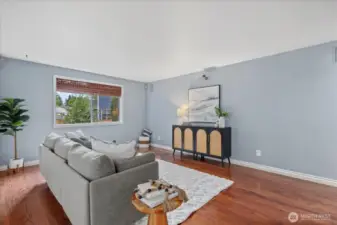 Family room off of kitchen.