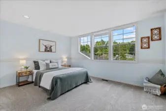 Bedroom #3. Lots of natural light.
