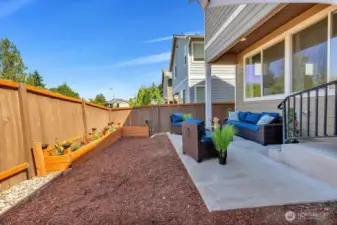 Backyard Comfort Zone – Thoughtfully designed outdoor area with patio furniture setup for relaxation and entertaining.