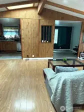 From The Living Room. You Can See Kitchen On The Left & Dining Room On The Right.