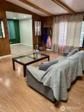 Living room looking into dining room