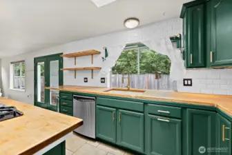 Lots of counter space.