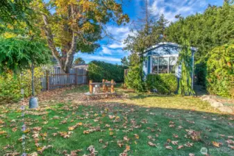 Newer 2018 manufactured doublewide is considered the ADU, but feels like the main residence. Great setup!