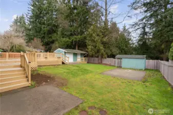 Two outbuilding for storage or your hobbies!