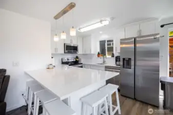Gorgeous updated kitchen.