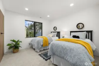 One of four bedrooms on 2nd level.