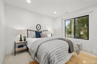 One of four bedrooms on 2nd level.