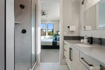 walk-in shower