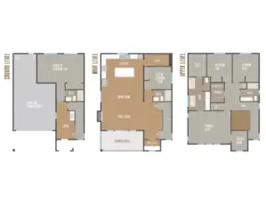 Photos are from the model home at Foxmoore and for visualization purposes only. Plans, colors, building orientation, finishes, home outlook, and other details can and WILL vary.