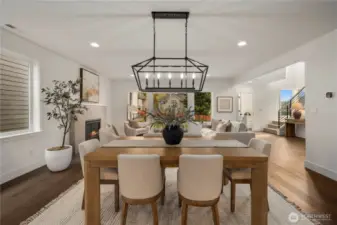 Photos are from the model home at Foxmoore and for visualization purposes only. Plans, colors, building orientation, finishes, home outlook, and other details can and WILL vary.