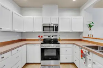 Brand-new stainless-steel appliances