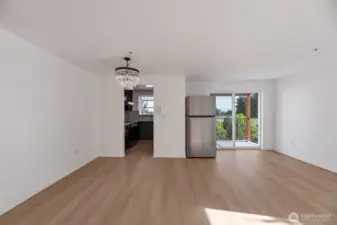 Living room with balcony access