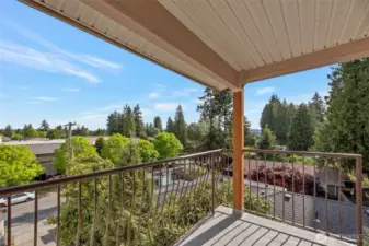 Viewed balcony
