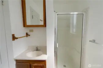En suite bathroom.