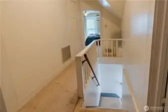 Stairs from main to second floor.