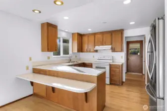 Nice bar eating area