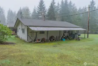 Covered area off of Garage/Shop # 2