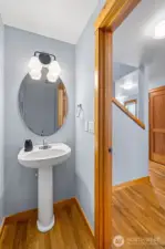 Half Bath on Main Level.