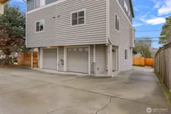 Gararge with EV Charger