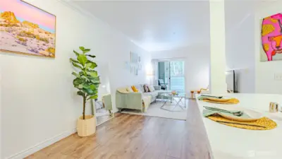 Dining open concept for easy entertaining