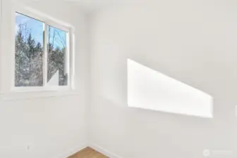 Pocket office off the dining area