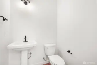 Main floor powder room