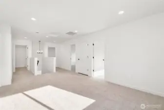 Upper level family room