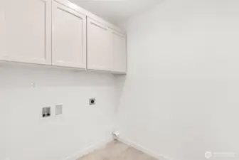 Convenient upstairs Laundry room