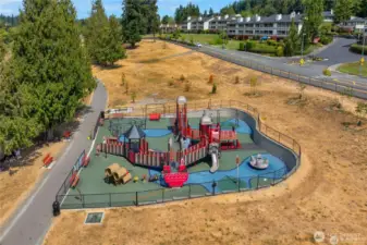 Lake Ballinger Playground across the street.