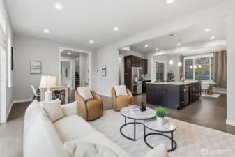 Open Concept Living Room / Kitchen