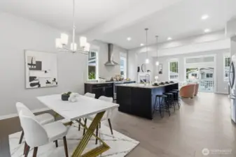 Open Concept Dining / Kitchen