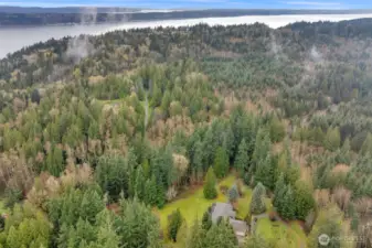 Another drone photo showing just how private this properrty is.