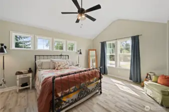 Roomy Primary bedroom