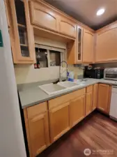 Double sink.