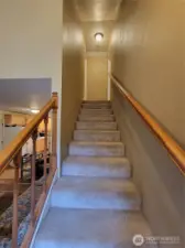 Going to upper level.