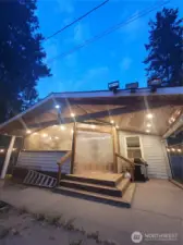 DogDeck at night.