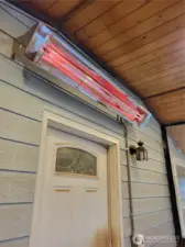 DogDeck 6,000 watt infrared heater .... controllable from your Lutron Caseta phone app.
