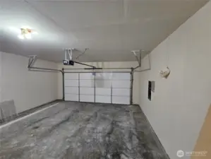 Finished garage
